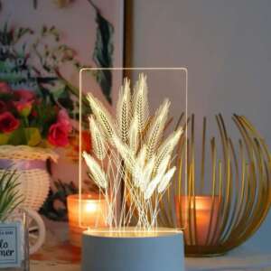 ไฟแคนเดิลใบไม้ทอง เซ็ต 3 ชิ้น