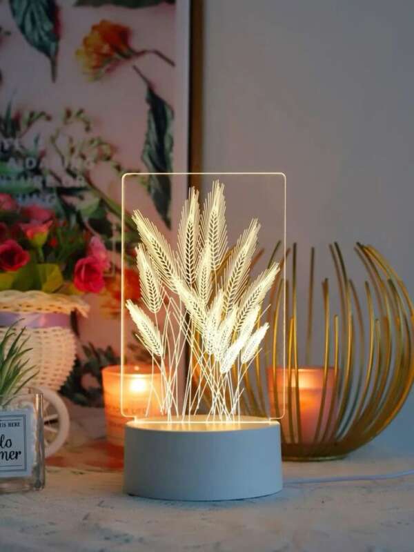 ไฟแคนเดิลใบไม้ทอง เซ็ต 3 ชิ้น